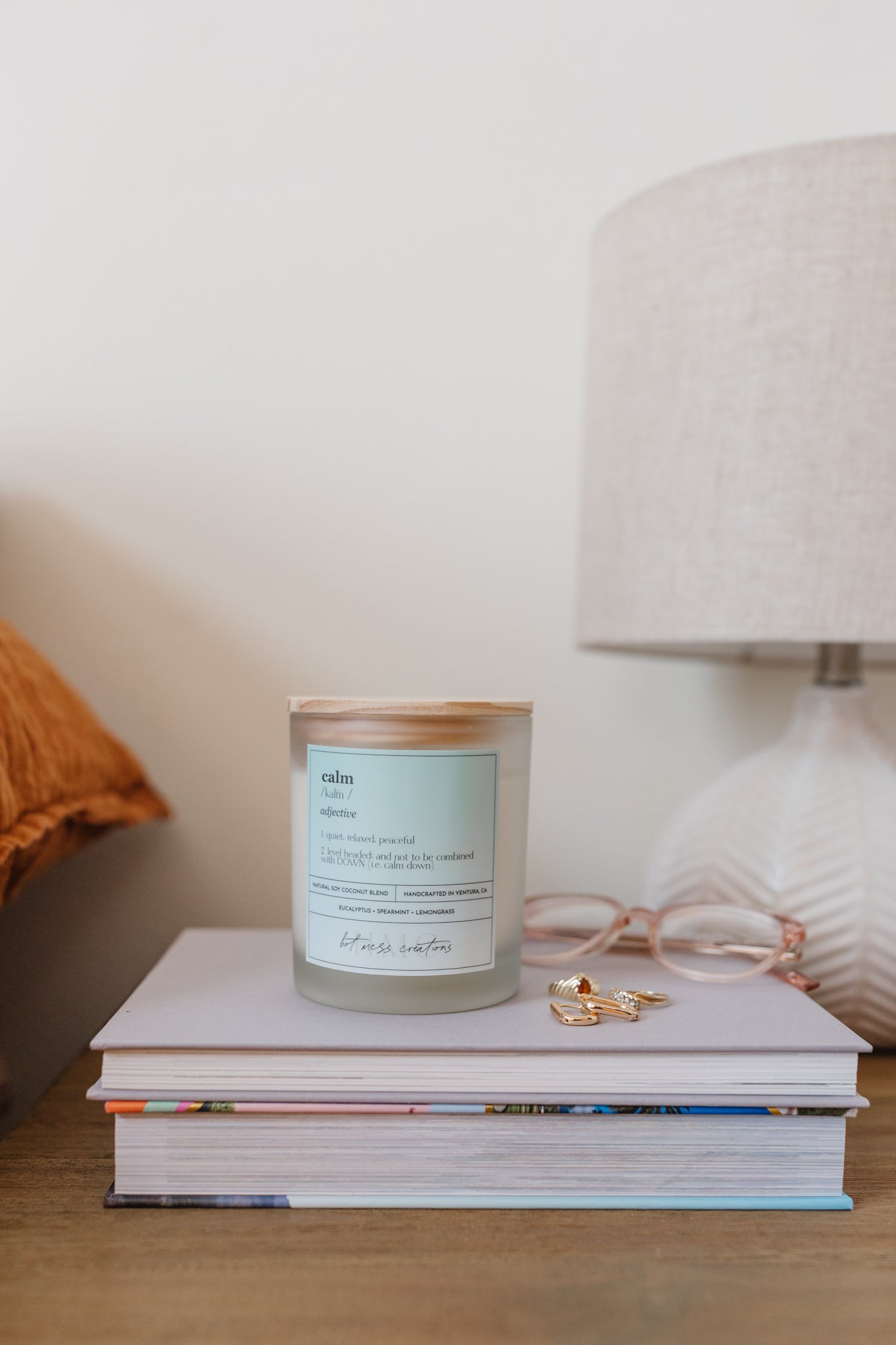 Calm (14oz) | Hot Mess Creations — All Natural, Hand Crafted Candles Made in Ventura, California